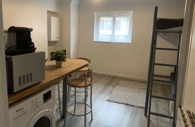 Renovated studio quiet area