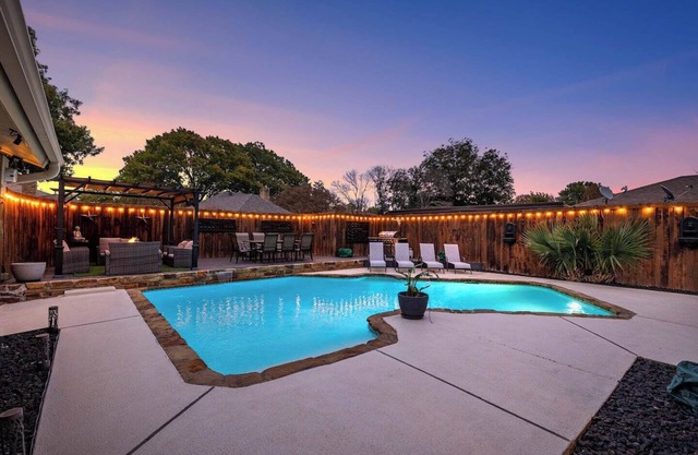 Resort-Style Pool House with Hot Tub and Game Room
