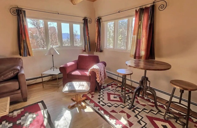 Rock Art Retreat—A gorgeous estate full of petroglyphs and colorful artwork.