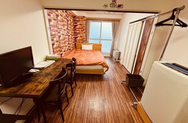 Room 606 1DK 1 double bed 1 futon 1 minute wal - Room 606 Royal Heights Kikusui Station/Sapporo Hokkaidō