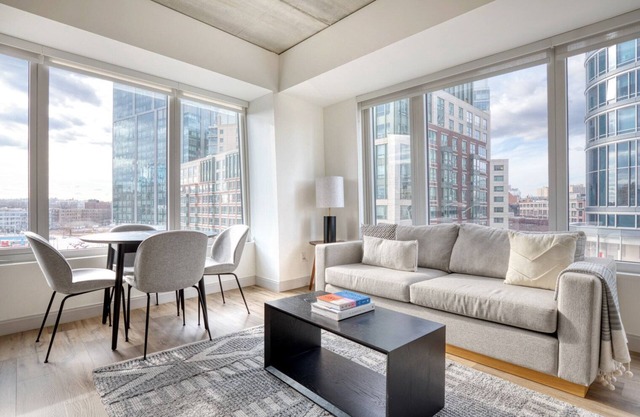 Roomy Fenway 2BR w/W/D, Roof & Gym, nr Fenway Park, by Blueground