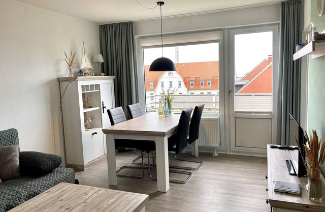 Südbalkon mit Blick Über den Osten der Insel