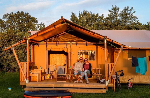 Safari Tent with Pool Access
