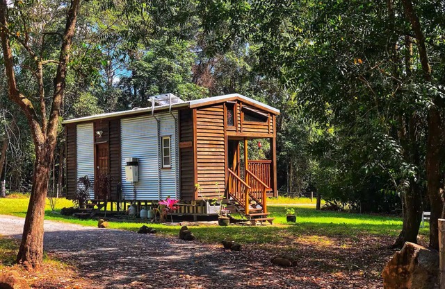 Sanctuary Cabin: Solo-Friendly Retreat w/Loft, Burner & Solar Power