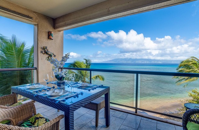 Sands of Kahana 243 ~ Beach Front with OF Views! Remodeled Unique Corner Unit!
