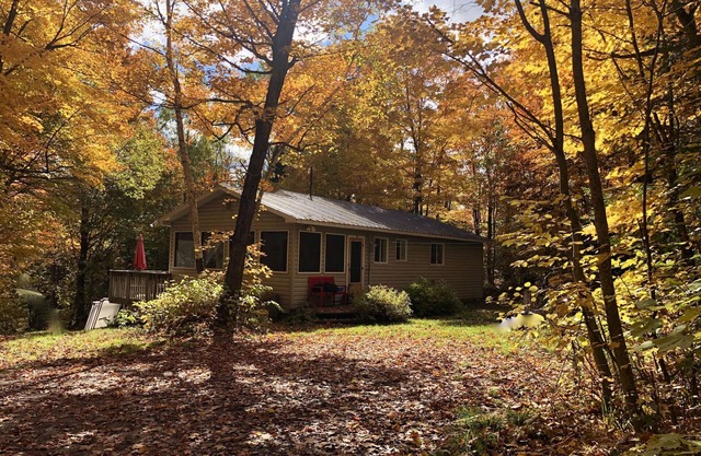 Secluded 10 Acre Cottage with Canoes, Kayaks and Fun!