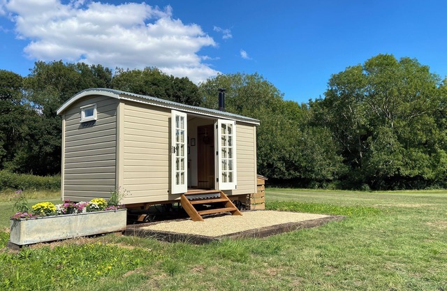 SHEPHERD HUT 1, pet friendly, with open fire in Northchapel