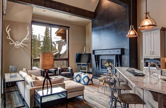 Shock Hill modern mountain luxury ski home with 2 master bedrooms
