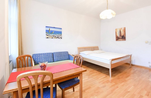 Simple, inexpensive apartment with a subway station on the doorstep