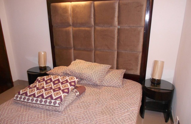 Situated in a quite diplomatic residential neighborhood , its a fully