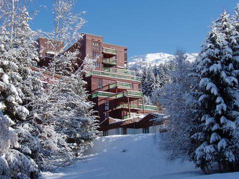 Ski-in/ski-out & foot of the slopes, 7th floor, balcony, fireplace or stove, tv, 29m², Les Arcs