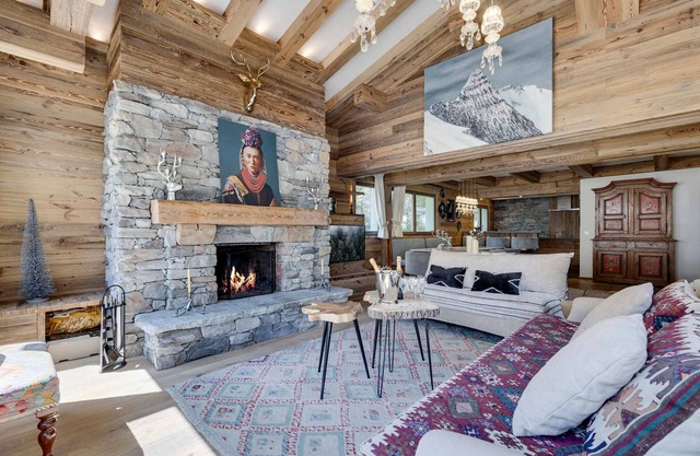 Ski-in/ski-out chalet with pool and sauna in Val-d'Isère