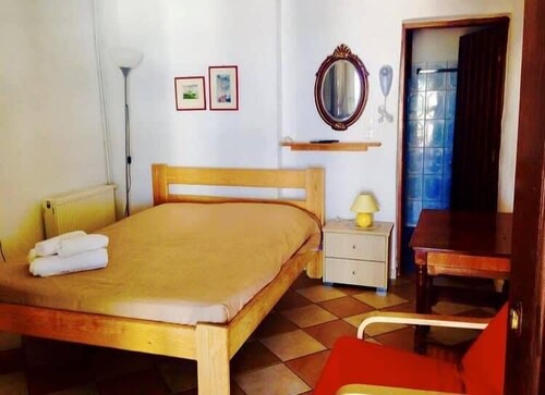 Skyros Beachfront Studio-On the sandy beach