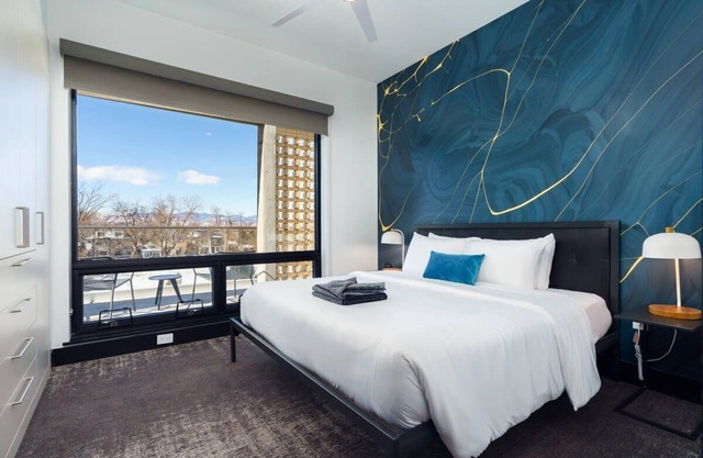 Sleek & Modern Flat w/Views & Private Balcony!