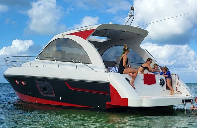 Sleep on a Sleek Italian Yacht in the Cayman Islands
