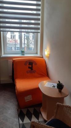 Small room with a private external bathroom