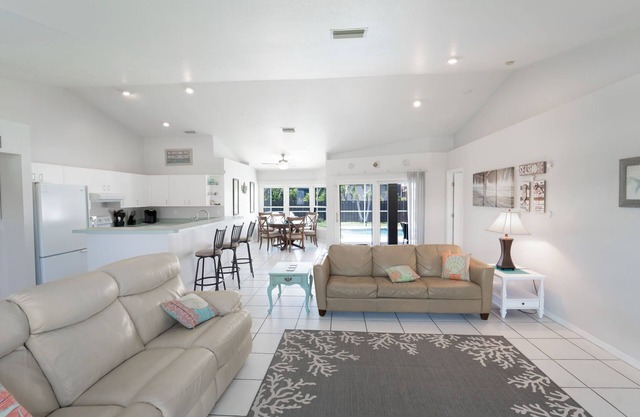 Sought after SW Cape Coral in beautiful waterfront neighborhood