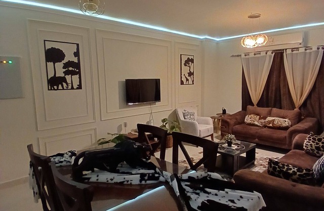 Spacious 3-bedroom apartment with WiFi and AC in charming Cairo Governorate