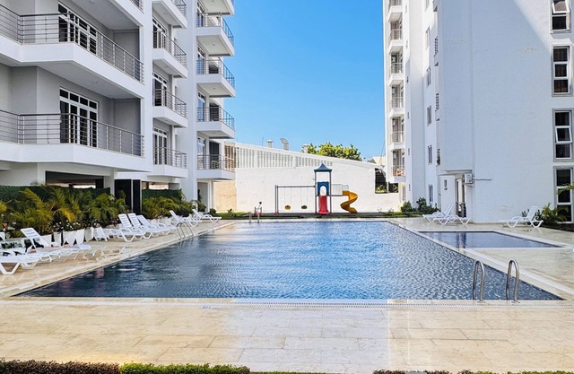 Spacious 3BR Retreat in Nyali with Pool, Parking & Steps from Beach & Malls