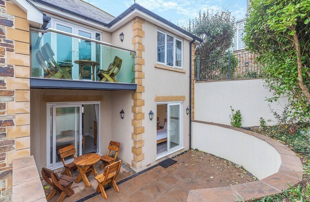 Spacious and stylish villa with beach views.