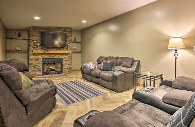 Spacious Kunkletown Home w/ Full Game Room & Deck!
