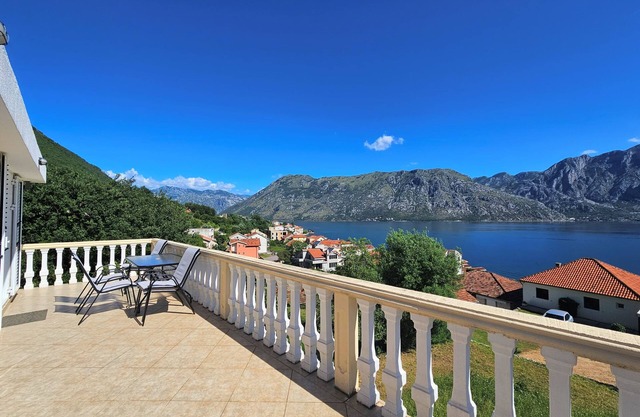 Spacious villa with lovely views over the Bay Of Kotor
