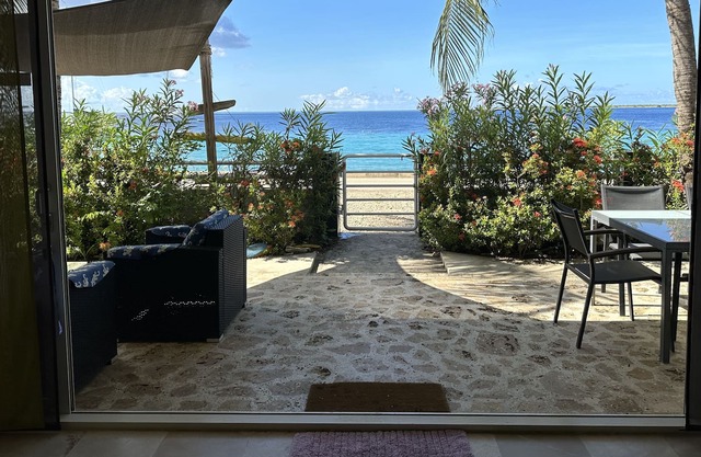 Spectacular ocean front villa directely on Playa Lechi ! 8 min walk to town.