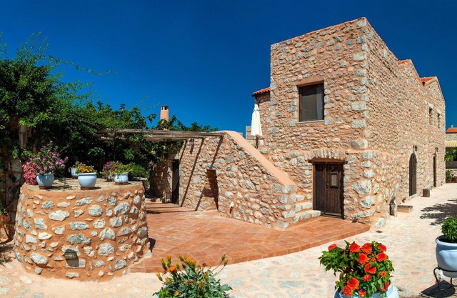 Stone Built Olive Grove Beach Mani 