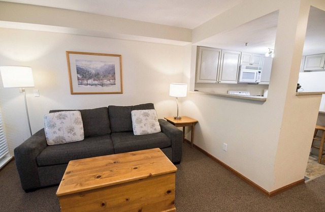 Stoney Creek Lagoons condo featuring a quiet setting with a convenient Whistler Village location.