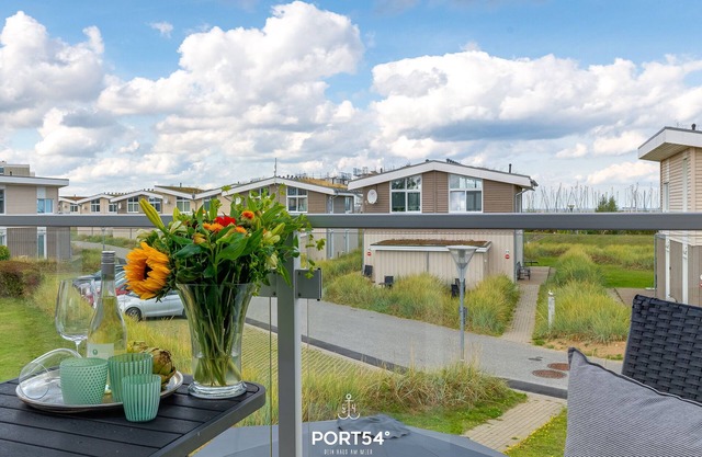 Strandperle - gute Ausstattung, Meerblick, Terrasse, Sauna, Bikeport, NK inkl.