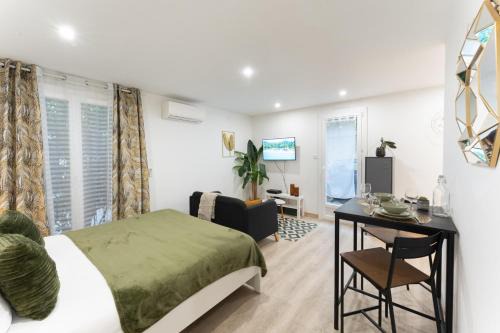 Studio 27m² sur la Côte Pavée avec parking privé