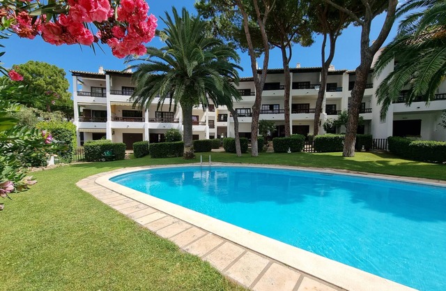 Studio 'La Escala Pueblo Pinos IB14' with Balcony, Shared Pool & A/C