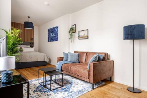 Studio Loreley am Rhein, moderne & vollausgestatte 40qm, Küche, Netflix, WM