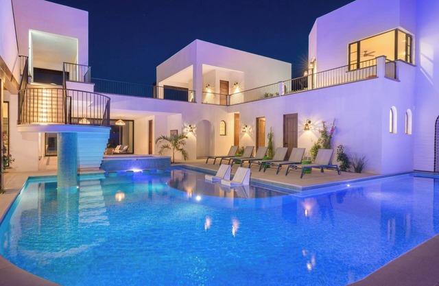 Stunning beachfront home & mountain views, and the biggest private pool with High speed internet