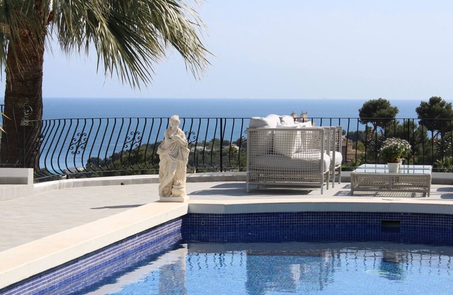 Stunning, Fabulous 5 star luxury villa overlooking El Portet Bay.