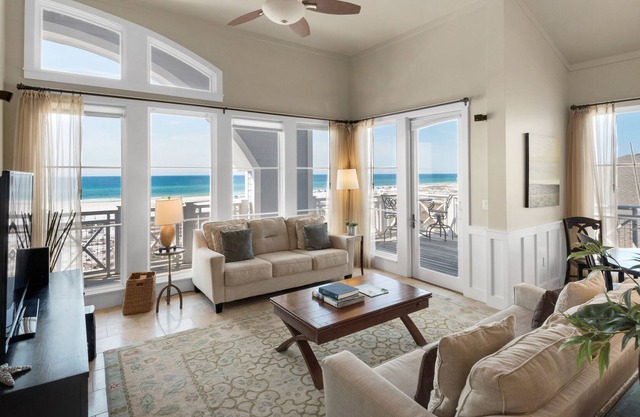 Stunning Gulf Front Condo on Deer Lake State Park! Parks, Trails, & Pools!