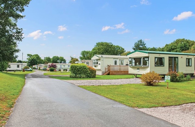 Stylish and modern 12ft-wide caravan with one double two one twin.