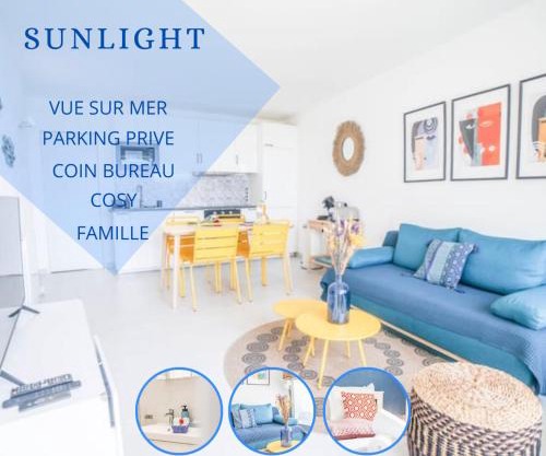 SUNLIGHT HORIZON -Terrasse vue mer - Accès direct plage- Parking - Idéal Famille TOPPROSCONCIERGERIE