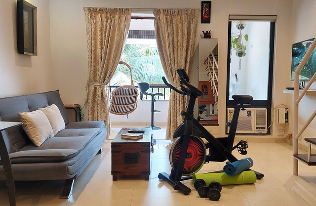 Susegad Suites Goa - 1BHK Duplex Apartment, 2 Baths, WiFi Pool Riviera Hermitage