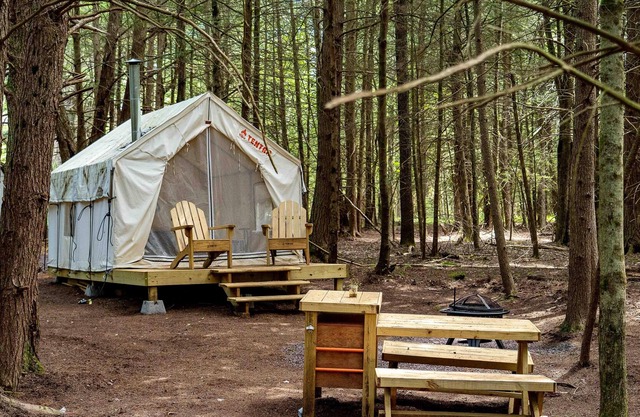 Tentrr Signature Site - Purple Haze at the Tentrr Catskill Retreat - Single Camp
