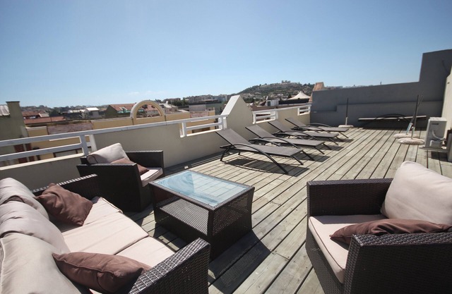 Terrace and stillness in Cagliari