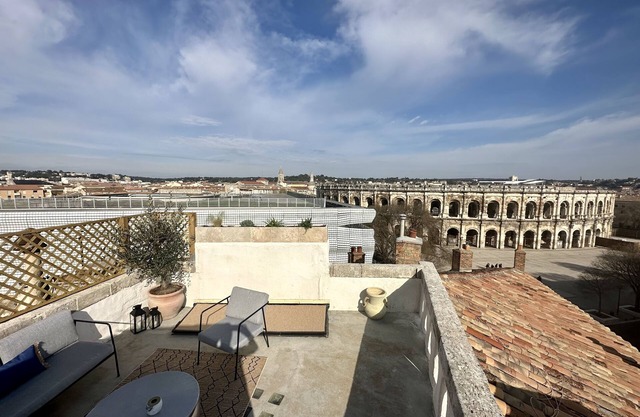 The arena terrace