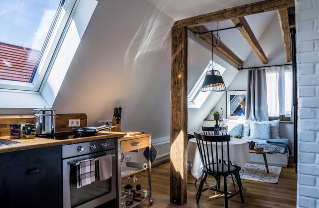 THE LOFT Studio approx. 40 sqm in the middle of the historic old town of Besigheim