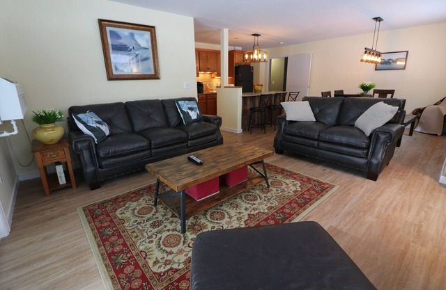 The mountains are calling! Renovated 2 Bdrm 3 Bath 4 queen beds close to all