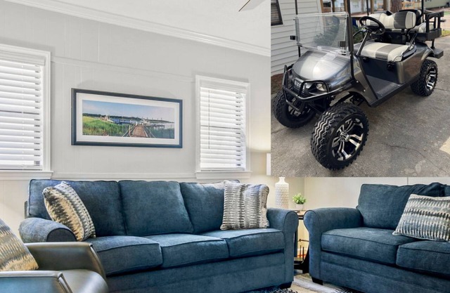 The Saltwater Cottage-Golf Cart & Linens Included