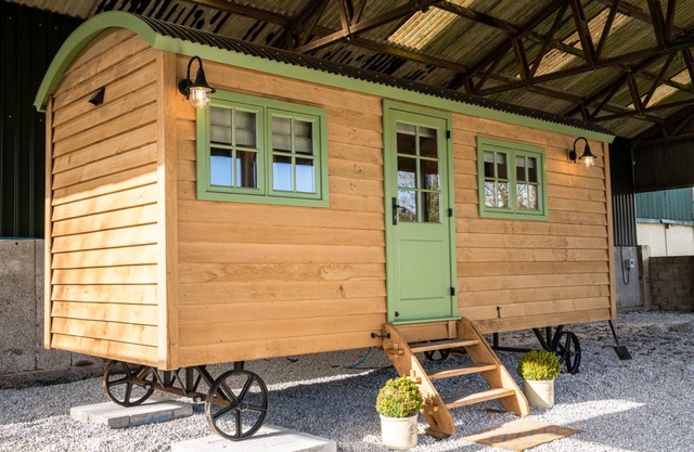 The Shepherd's Hut at Northcombe Farm