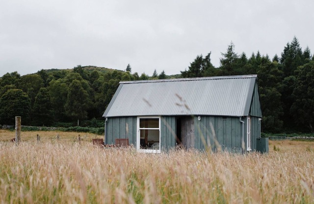 Tiny House in a Hay Field near Loch Ness