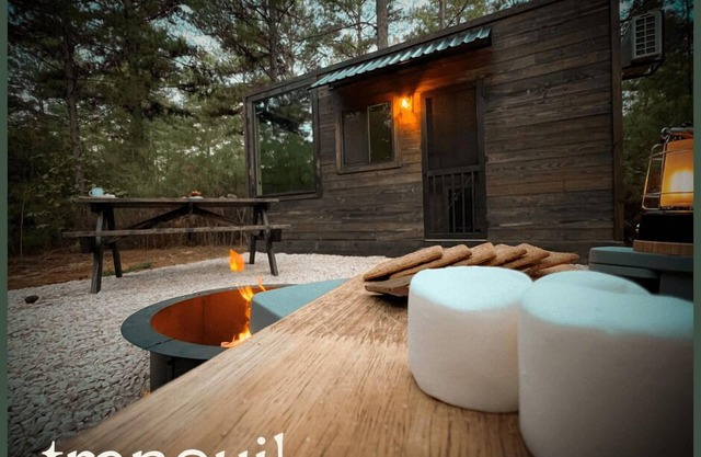 tranquil cabins 2 queen bunk - Tranquil Cabins Studio Bunk sleeps up to 4 people and is nestled in the majestic pines of Winona, Texas near Tyler.