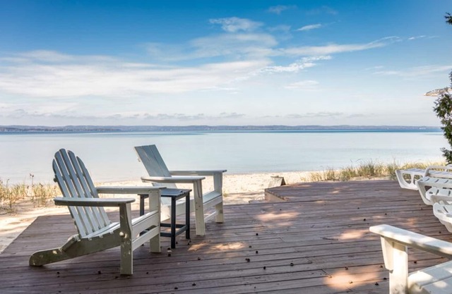 Traverse City, MI Old Mission Point-beach front serenity, swimming and sunsets