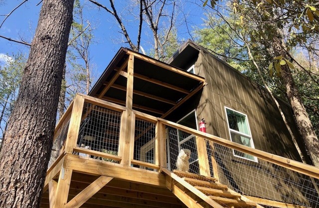 Treehouse Glamping 3 Bordering GSMNP, Off-Grid